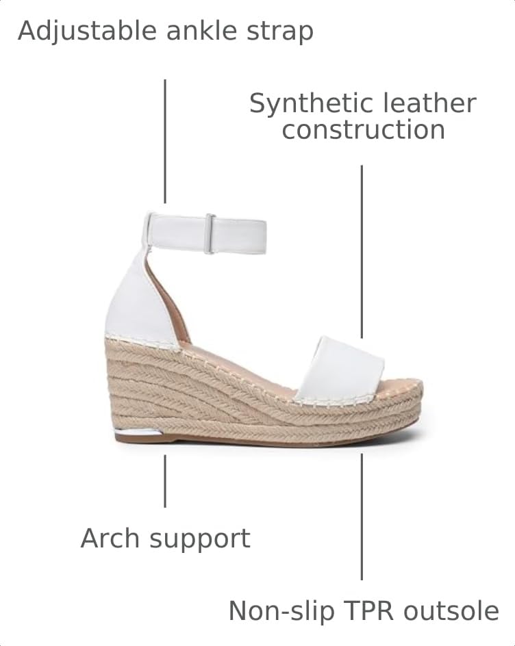 Image of DREAM PAIRS Women's Wedge Platform Summer Sandals