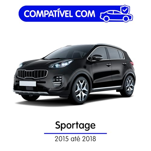 Moldura De Painel 2 Din 9 Polegadas Sportage 2015 a 2018 Prata