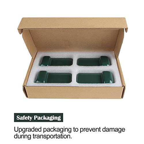 KAMaster Ceramic Grill Feet Shoes Set of 4 Accessories Parts Raise The Primo,Big Green Egg,Kamado Grill Joe Charcoal Grill Used for BBQ Grill Table Outdoor and Garden - Thumbnail 5