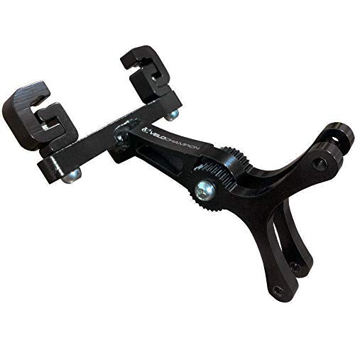 Velochampion Double Water Bottle Cage Mount Holder. For Cycling Triathlon Or Time Trial Bikes. Alloy Black #TOP2