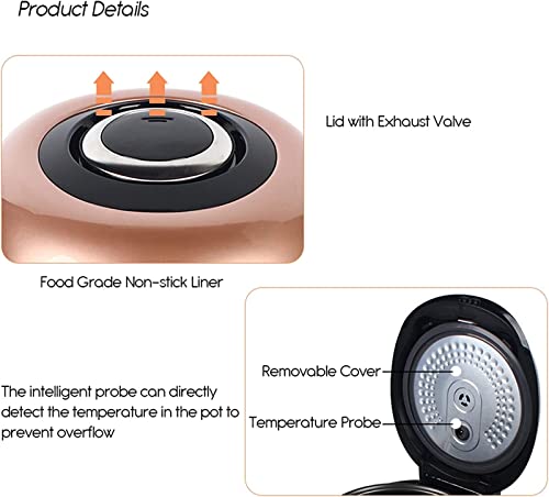 Pearl Maker, Black Commercial Fully Automatic Pearl Pot, Aluminium Alloy + Abs Plastics Pearl Tapioca Cooker Pearl Maker 5L For Boba Tea, Bubble Tea And Milk Tea Touchscreen #TOP2