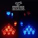 Grown Man Games Glow in The Dark Beer Pong Set - LED Beer Pong Cups and Glow-in-The-Dark Balls - 14 Cups and 2 Ping Pong Balls - Beer Pong Party Cup Set (14 Cups)