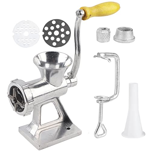 Picadora De Carne Manual Herramienta De Picadora De Especias De Carne De Aluminio Utensilios De Cocina Durable Resistente Al Desgaste Diseño Ergonómico Cocineros Caseros Amantes De La Carne