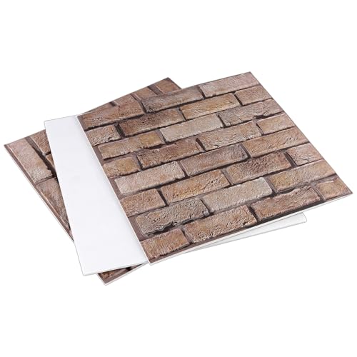 Adhesivos de pared 3D autoadhesivos e impermeables, pack de 20 paneles de pared 3D táctiles 5