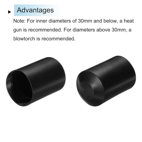 Tapón termocontraíble de 48mm y envoltura de cable impermeable con pegamento, 10 piezas 4