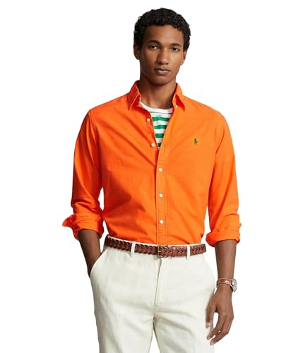 Image of POLO RALPH LAUREN Men's Classic Fit Plaid Oxford Shirt