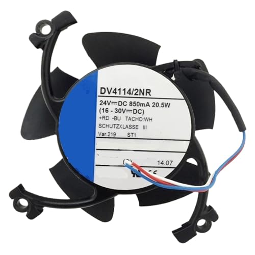 Ventilateur DV4114/2NR 24 V pour refroidissement continu des composants de commande numérique