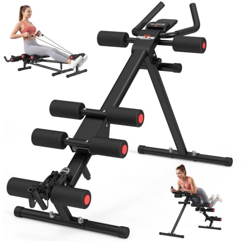Image of RELIFE REBUILD YOUR LIFE AB Workout Machine Adjustable Ab Trainer Machine