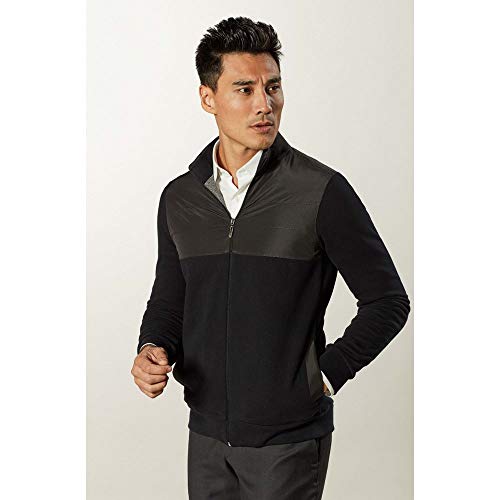 Agasalho Casual Moletom preto/g