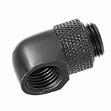 Dpofirs 90 Grad PC Wasserkühlung Gewindeanschluss G1/4 Barb Fitting Schlauchverbinder mit...