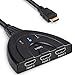 Produktbild MMOBIEL HDMI Splitter - HDMI Switch 3 in 1 Ausgang kompatibel mit Apple TV, Switch, PS4, X-Box, HDTV, Laptop, PC, Spielkonsole und mehr - HDMI Verteiler, Pigtail Kabel - 50cm