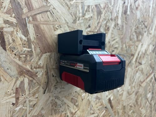 Akku Wandhalterung für 2x Einhell 18V Akkus Akkuhalter Wandmontage