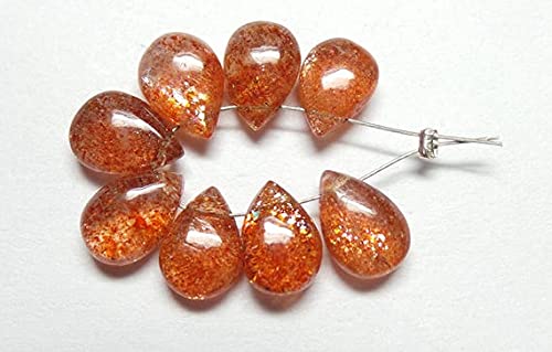 Pierre de soleil LKBEADS en poire lisse pour remplacer les perles ternes par un éclat naturel
