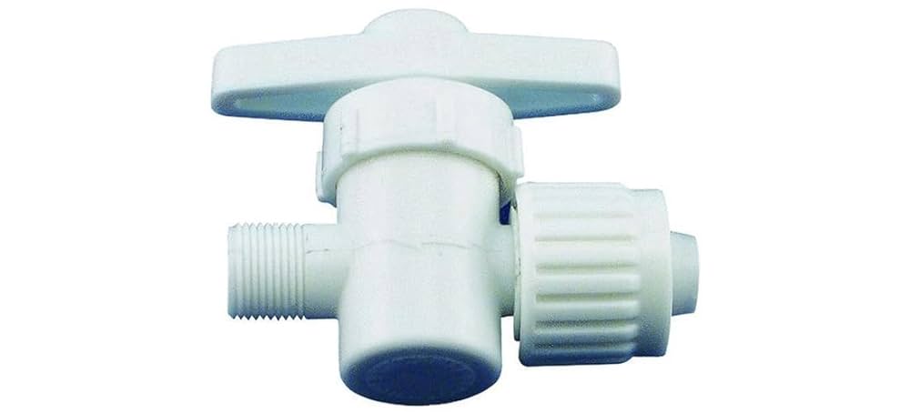 Amazon.com: Flair-It 16892 Plastic Straight Stop Valve, 0.5