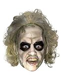 Rubies Beetlejuice: Beetlejuice Mask with Hair for Adults, Men's No Size