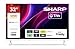 Sharp 32HE2245KW 32-Inch HD Ready LED TV, 720p, TiVo OS Smart TV, HDR10, Wi-Fi, 3 HDMI, 2 USB, White