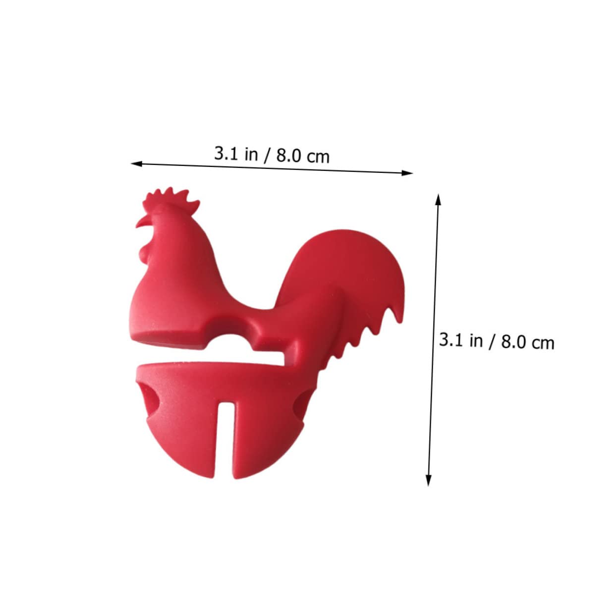 Garneck 2pcs Silicone Spoon Holder Over Pot - Anti-Spill Pan Tongs with Lid Lifter and Utensil Rest for Steam Pots and Crab Cooking Heat Resistant Kitchen Accessory