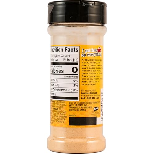 Image of Frank's RedHot Stingin' Honey Garlic Seasoning Blend (Gluten Free), 5.36 oz (Pack of 6)