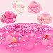 6 Pack Slimes Kit, Pink Slime Kids, Cloud Butter & Clear Slime, Party Favors, Toys for Girls Boys Ages 8-12, Goodie Bag Stuffers,9-10 Year Old Girls Birthday Gift Ideas Cute Stuff