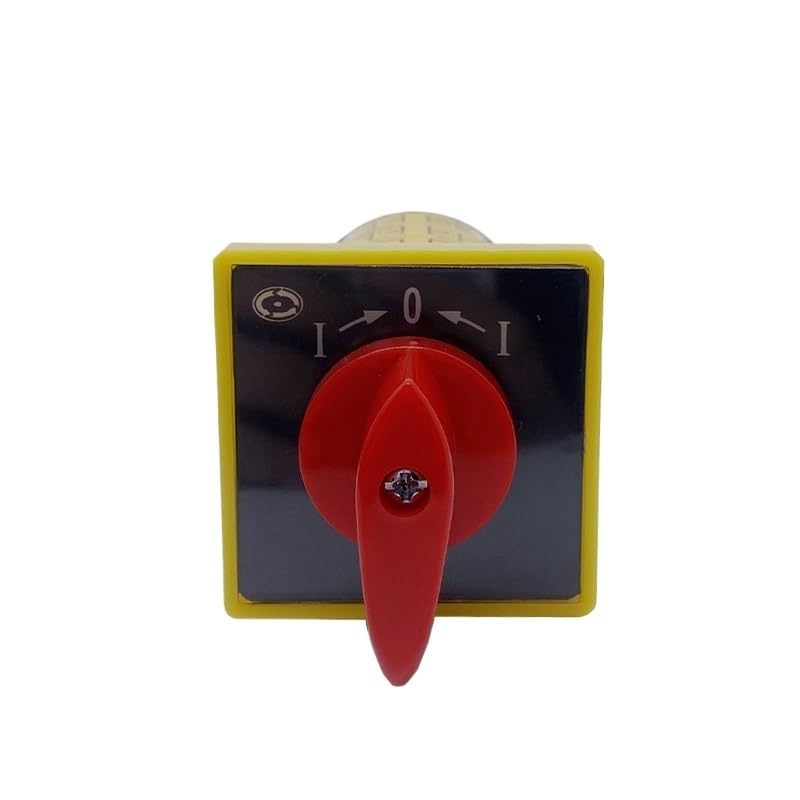 Wtukmo Reset Momentary 3 Positions Manual Transfer Rotary Cam Switch Electric Silver Contact 10A Three Poles HZ5B-10/3 B005