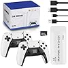 Retro Gaming Console with 40,000+ Classic Games, 23 Emulators, Dual 2.4GHz Wireless Controllers, 4K HD Output, Save & Load Function, Plug & Play, Compatible with TV/PC/Projector, 64GB