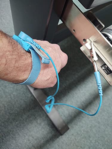 Image of ESD Ground Point & Outlet Circuit Tester, ESD Grounding Wristband for Controlling Static Electricity (1 Set) (STI-61-038)
