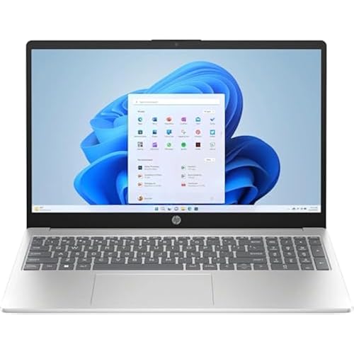 HP New 15.6 inch Laptop Computer, 2025/2026 Edition, Intel High-Performance 4 cores N100 CPU, 16GB RAM, 512GB SSD, Long Battery Life, Ultra-Quiet Design, Windows 11 Pro with Microsoft Office