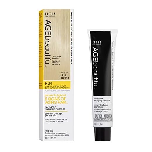 AGEbeautiful Permanent Liqui Creme Hair Color Dye | 100% Gray Coverage | Anti-Aging | Professional Salon Coloring | HLN High Lift Neutral Blonde
