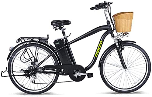 Nakto 250W Shimano 6-Speed Electric Bike with Gear Shifting for Road and Trail Riding