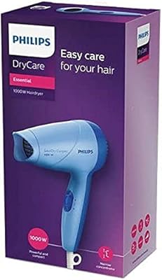 Philips HP8142/00 Hair Dryer 1000 Watts, Blue