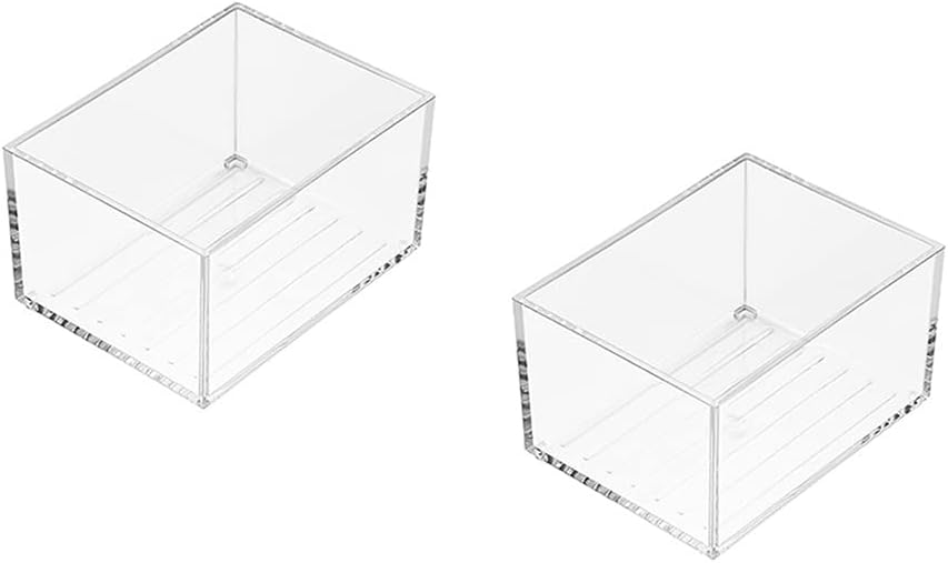 Mozacona 2pcs Acrylic Sugar Packet Holders Tea Bag Holders Sugar Bags Coffee