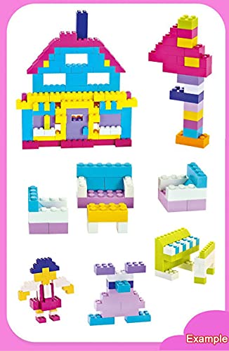 Pidepcos Bausteine City Classic Creative Bausteine Spielset, kompatibel mit allen großen Marken, Geschenke für Mädchen… – Bild 4