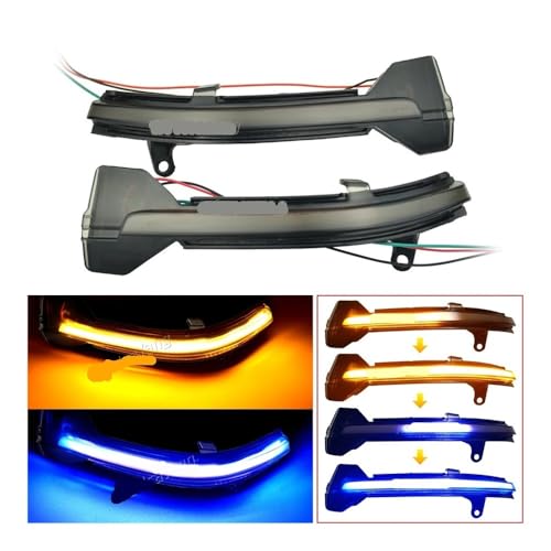 Luces señal giro secuenciales con parpadeo dinámico para BMW F10 F11 F07 F06 F12 4