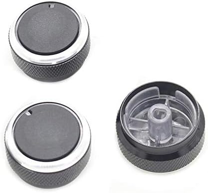 BOOMBOOST 3 pcs Car Styling Aluminum Alloy Car Air Conditioning AC Switch Knob fit for Chevrolet Sail Auto Decoration Accessories