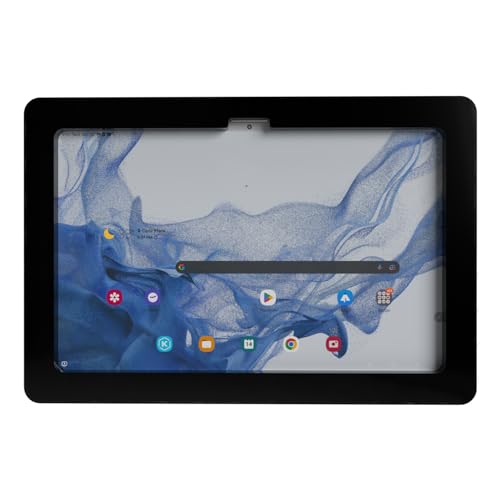 TABcare Security Anti-Theft Acrylic VESA Enclosure for Samsung Galaxy TAB A9+ 11 A11+ Tablet with Wall Mount Kit (Black)
