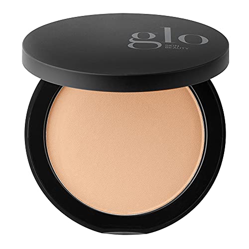 Glo Skin Beauty Pressed Base | Mineral Pressed Powder Foundation with Talc-Free & Paraben-Free Formula | Breathable & Buildable Coverage, Matte Finish