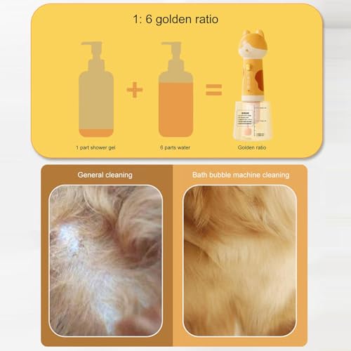 Máquina de jabón recargable de baños de perros tras paseos de lluvia 7