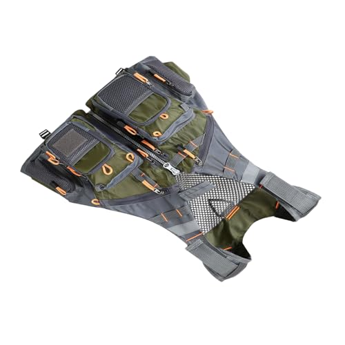 Gilet de pêche à la truite multifonction et accessoires de ruisseau
