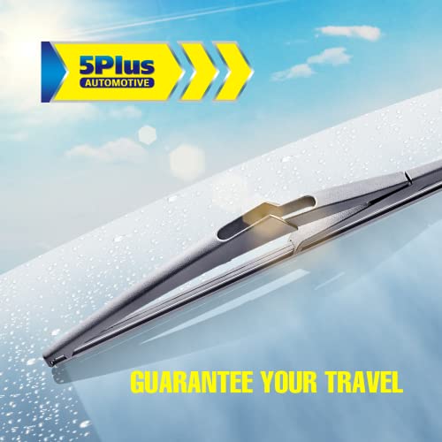 Image of 12 inch Rear Wiper Blade Replacement for Nissan Rogue 2021-2008 Juke 2017-2011 Kicks 2020-2013 Pathfinder 20-13 Qashqai 21-17 /Benz M GLE 19-06 GL GLS 21-07 GLK 15-10 BACK Windshield Wiper Blade (12-J)