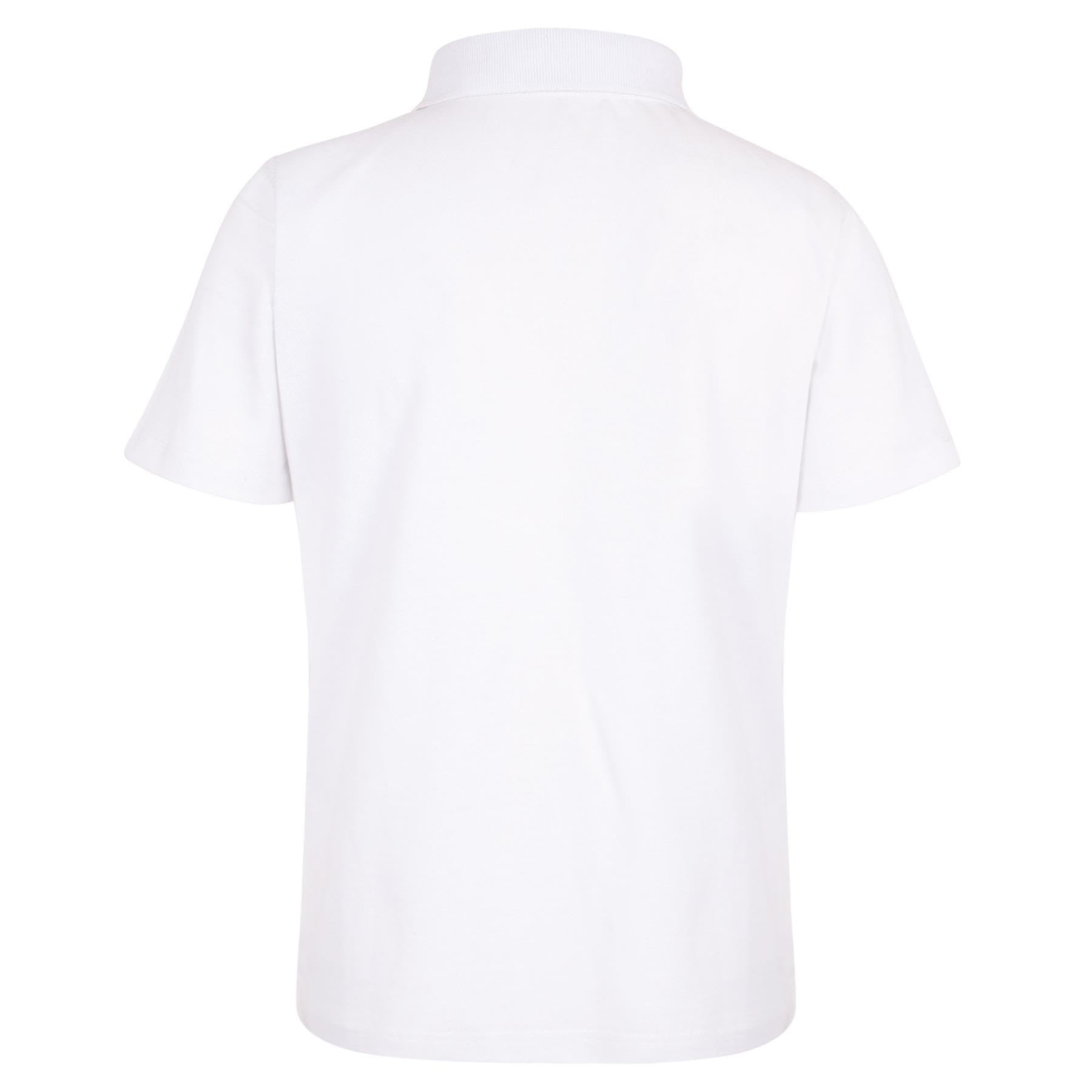 A2Z 4 Kids Niñas Niños Camisetas Polo Plain Verano Camisetas y Camisetas sin Mangas Moda Sensación Suave - PL Polo T Shirt White 10 Pack 9-10