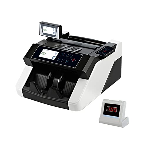 Contadores de billetes, Machine Machine UV/mg/mt/dd Detección de la máquina de conteo de efectivo de factura con DIRIGIÓ Mostrar moneda de contador de billetes HS-108(Won)