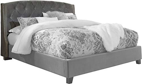Signature Design By Ashley Signature Design By Ashley Kasidon King Cal King Upholstered Headboard Gray From Amazon Daily Mail