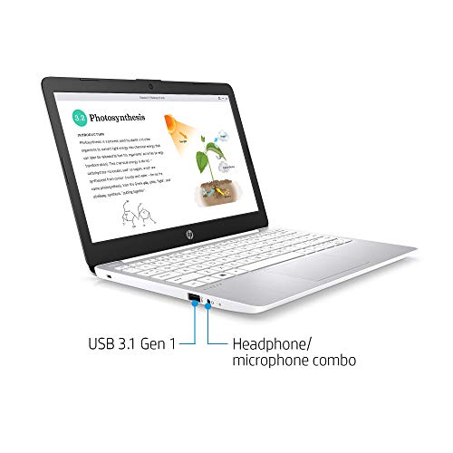 Hp Stream 11-Inch Hd Laptop, Intel Celeron N4000, 4 Gb Ram, 32 Gb Emmc, Intel Uhd, Windows 10 Home In S Mode (11-Ak0020Nr, Diamond White) (Renewed) #TOP3