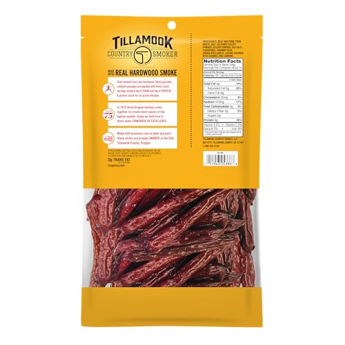 Tillamook Country Smoker Keto Friendly Zero Sugar Smoked Sausages, Original, 10 Ounce
