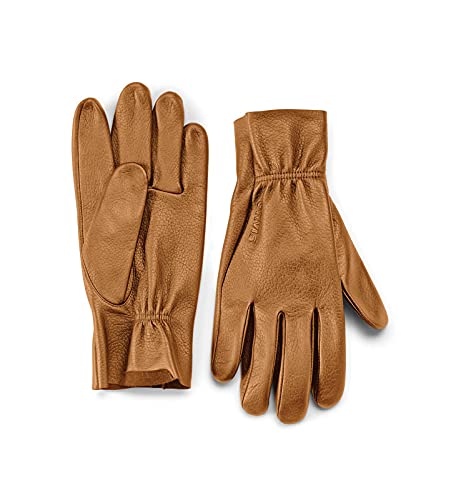 Orvis Uplander Hunting Gloves for Men - Sheepskin Leather Shooting Gloves, Soft Grip & Dexterity, Long Cuff Briar Protection, Brown - Medium - Thumbnail 2