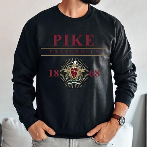 Pi Kappa Alpha Sweatshirt - PIKE Iconic Crest Fraternity Crewneck Sweatshirt2