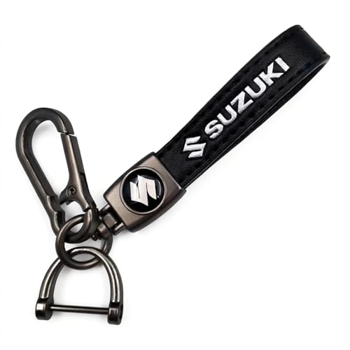 Porte-clés de Voiture en Cuir pour Suzuki Swift Jimny Vitara Swift Grand Vitara 2000-2023 2024, Auto Porte Clef pour Homme et Femme Voiture Accessoires...