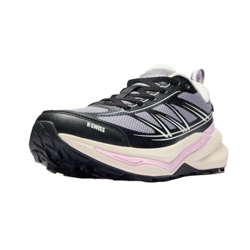 K-Swiss Women's Wild Run Cushioned Trail Running Shoes, Grey/Grey 8H - image 1