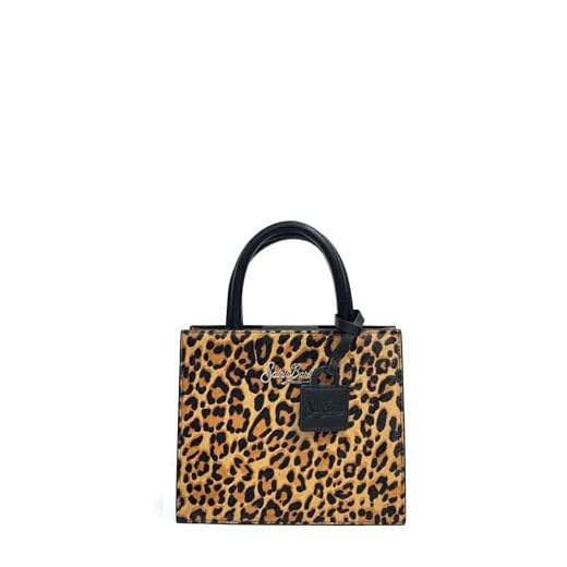 SAINT BARTH Borsa a mano SHOP BAG MINI - Leo 00501I (marrone, Mini)