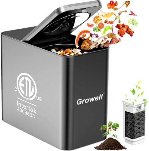 Electric Composter for Kitchen, ETL Listed, 3.2L (108 Oz) Counter...